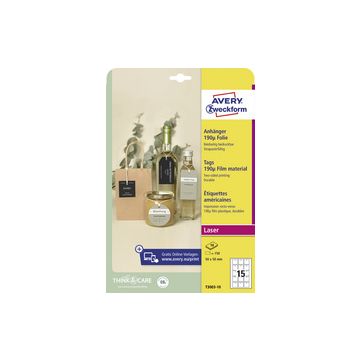 AVERY Zweckform Etiquette américaine, film, mat, blanc AVERY Zweckform Etiquette américaine, film, mat, blanc