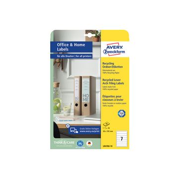 AVERY Zweckform Etiquette dos classeur recyclée Home Office