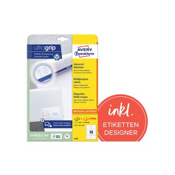 AVERY Zweckform Etiquette universelle, 70 x 36 mm, blanc