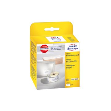 AVERY Zweckform Etiquettes en rouleau, 54 x 25 mm, blanc