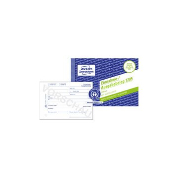 AVERY Zweckform Formularbuch "Einnahme-/Ausgabebeleg"