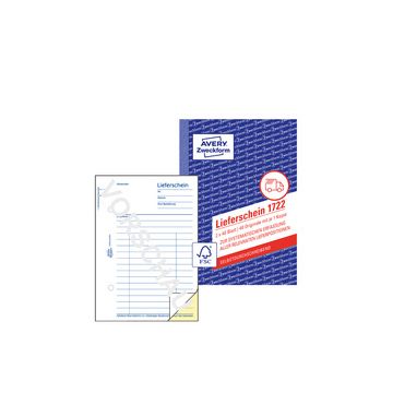 AVERY Zweckform Formularbuch "Lieferschein", SD, A6
