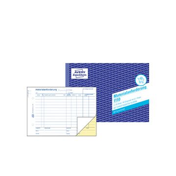 AVERY Zweckform Formularbuch "Materialanforderung", A5 quer