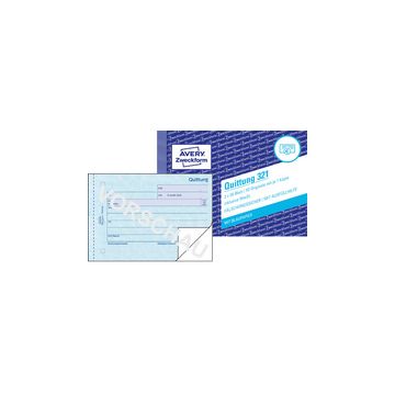 AVERY Zweckform Formularbuch "Quittung", A6 quer, 2x50 Blatt