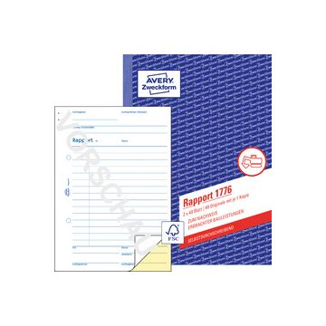 AVERY Zweckform Formularbuch "Rapport", A5, 2 x 40 Blatt