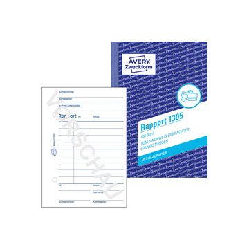 AVERY Zweckform Formularbuch "Rapport", A6, 100 Blatt