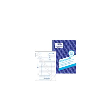 AVERY Zweckform Formularbuch "Rechnung", A6, 2 x 50 Blatt