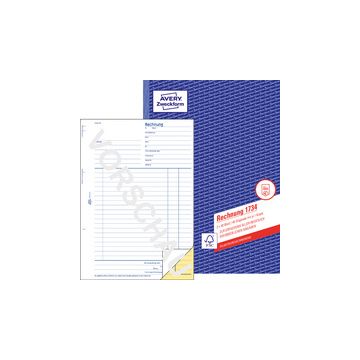 AVERY Zweckform Formularbuch "Rechnung", SD, 2 x 40 Blatt