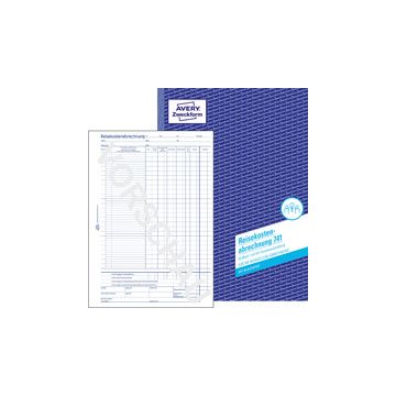 AVERY Zweckform Formularbuch "Reisekostenabrechnung", A4