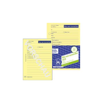 AVERY Zweckform Formularbuch "Was war inzwischen", A6