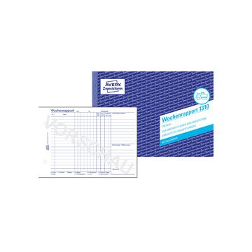 AVERY Zweckform Formularbuch "Wochenrapport", A5 quer