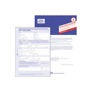 AVERY Zweckform Kaufvertrag E-Bike, DIN A4, SD