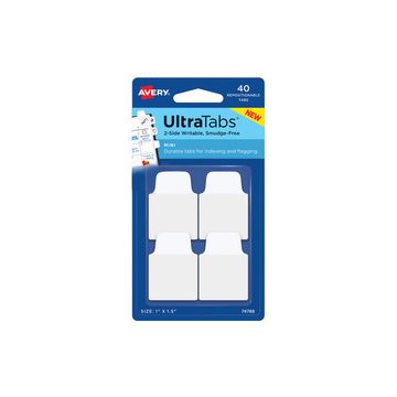 AVERY Zweckform Onglet adhésif UltraTabs blanc
