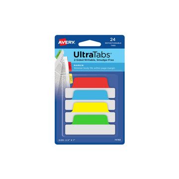 AVERY Zweckform Onglet adhésif UltraTabs classique