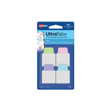 AVERY Zweckform Onglet adhésif UltraTabs pastel
