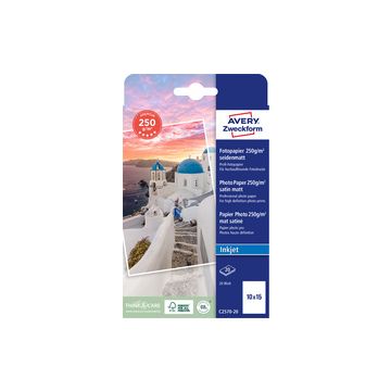 AVERY Zweckform Papier photo jet d'encre PREMIUM, 10 x 15 cm