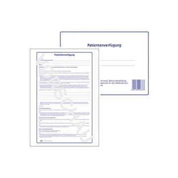 AVERY Zweckform Vordruck "Patientenverfügung", 220 x 163 mm