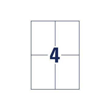 AVERY Zweckform Étiquette d'expédition, 105 x 148 mm, blanc