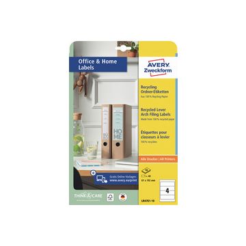 AVERY Zweckform Étiquette dos classeur recyclée Home Office