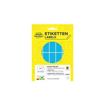 AVERY Zweckform Étiquette multi-usage, 50 x 19 mm, coloré