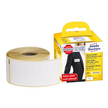 AVERY Zweckform Étiquettes pour badge en rouleau, 41 x 89 mm