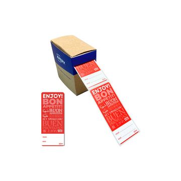 AVERY Étiquette de fermeture "bon appétit", 40 x 95 mm