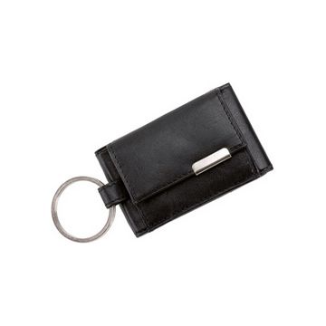 Alassio Mini porte-monnaie avec ornement métallique, noir