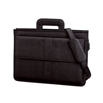 Alassio Porte-documents "AVERSA", similicuir, noir