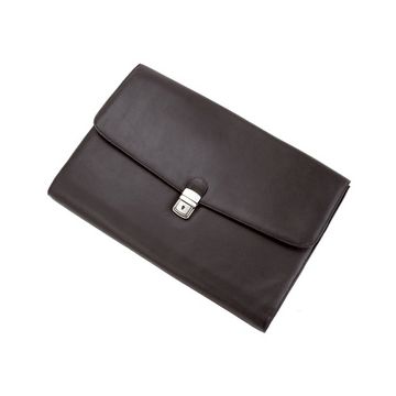 Alassio Porte-documents "UDINE", cuir, noir