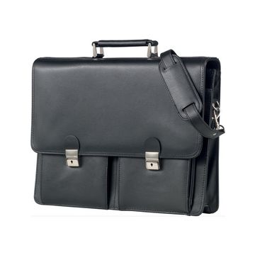 Alassio Porte-documents "VENETO", similicuir, noir