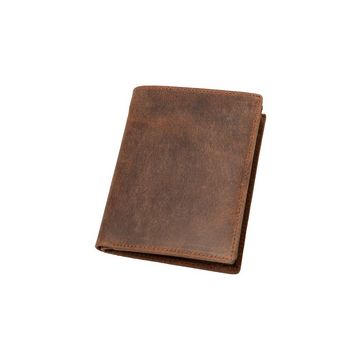 Alassio Portefeuille, format portrait, en cuir, marron