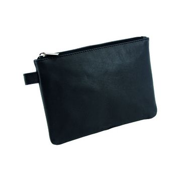 Alassio Sac de banque, cuir, noir