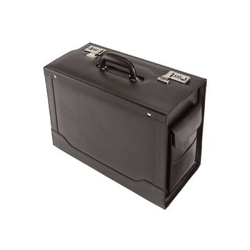 Alassio Valise pour pilotes "ANCONA", cuir, noir