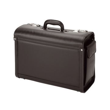Alassio Valise pour pilotes "Genova", similicuir, noir