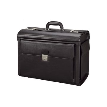 Alassio Valise pour pilotes "VICENZA", simili cuir, noir