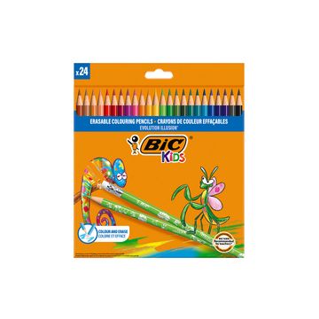 BIC KIDS Crayon de couleur EVOLUTION ILLUSION, gommable