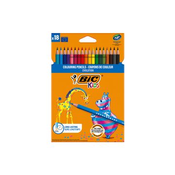 BIC KIDS Crayon de couleur Evolution ecolutions, étui en