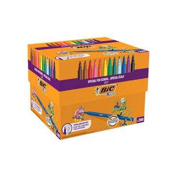 BIC KIDS Feutre Visa, Class Pack de 288 pièces