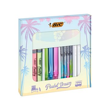 BIC Kit d'écriture "Pastel Dream Kit" avec carnet de notes
