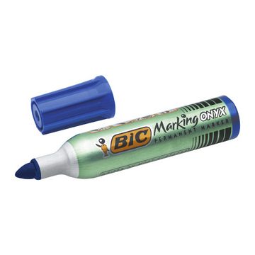 BIC Marqueur permanent Marking Onyx 1482, pointe ogive, bleu