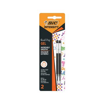 BIC Recharge pour stylo Intensity Quick Dry, S, bleu