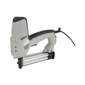 BRÜDER MANNESMANN Agrafeuse électrique, 50 watts, gris/noir