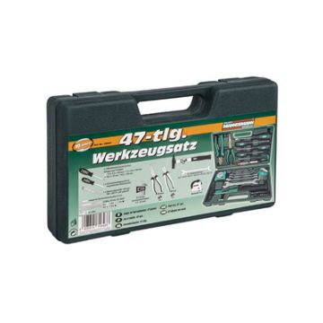 BRÜDER MANNESMANN Jeu d'outils, 47 pièces, dans un coffret