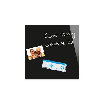Be!Board Tableau magnétique en verre (L)450x(H)450 mm, noir