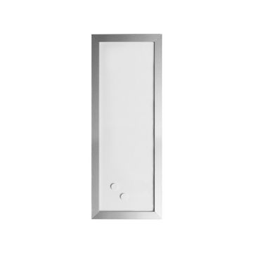 Bi-Office Tableau blanc design, 600 x 200 mm, argent