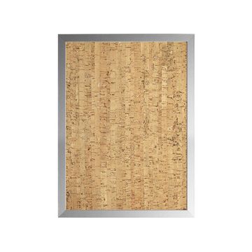 Bi-Office Tableau design en liège, 600 x 400 mm, argent