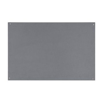 Bi-Office Tableau en feutre sans cadre, 1.200 x 900 mm, gris