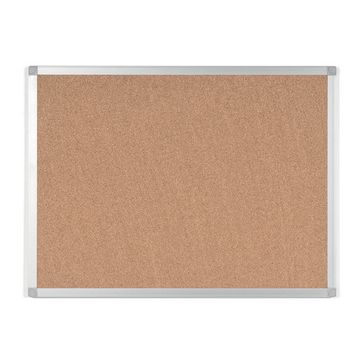 Bi-Office Tableau en liège AYDA, cadre alu, 1.200 x 900 mm