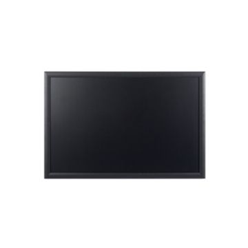 Bi-Office Tableau noir, cadre noir, 900 x 600 mm