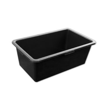 Bradas Auge de maçon, en PVC, 60 litres, noir